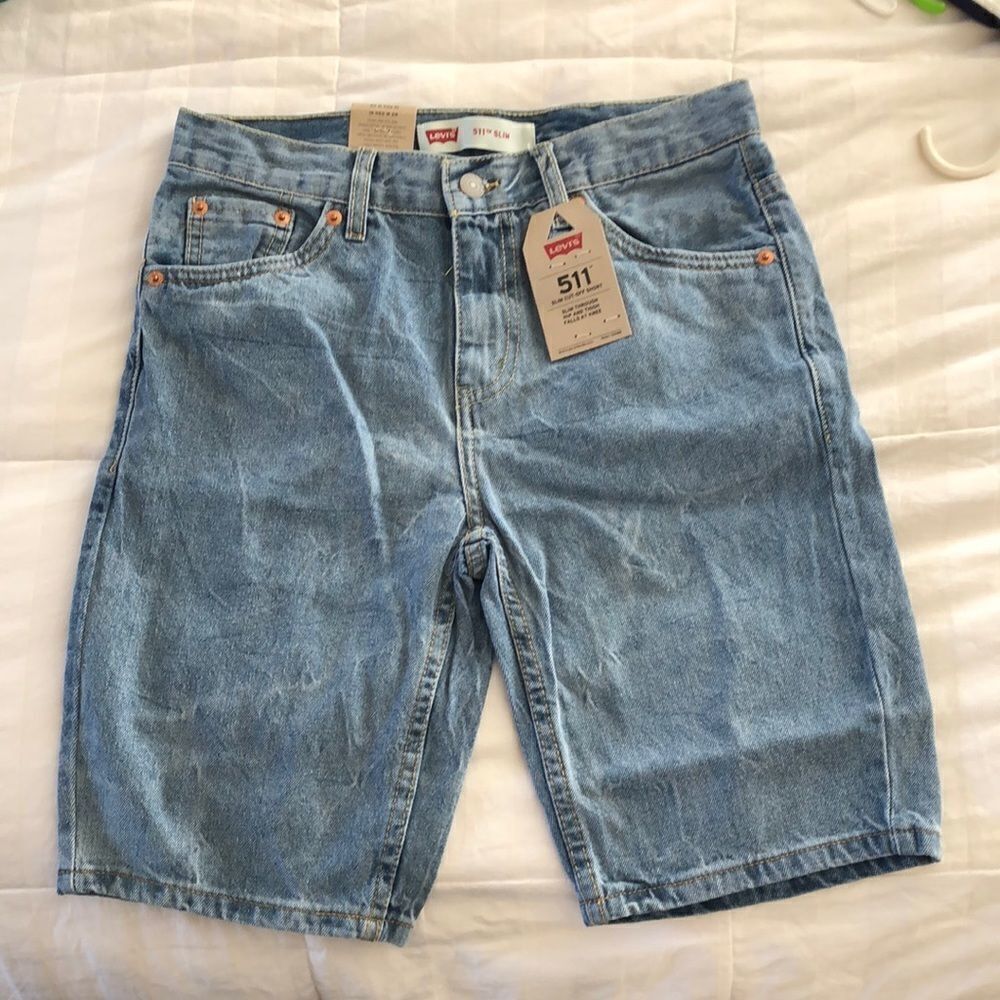 Levi’s 511 Slim Cutoff Shorts Size 16 NWT